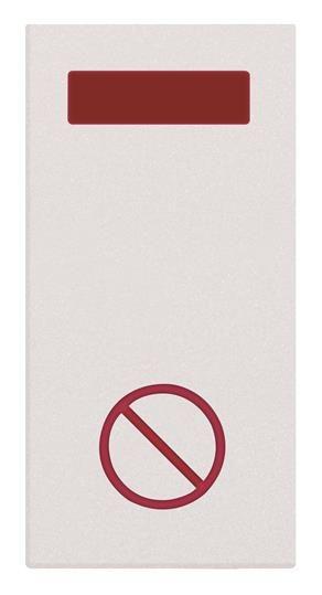 Светосигнализатор с LED лампой "Не беспокоить" 1мод. Zenit бел. ABB 2CLA218040N1101