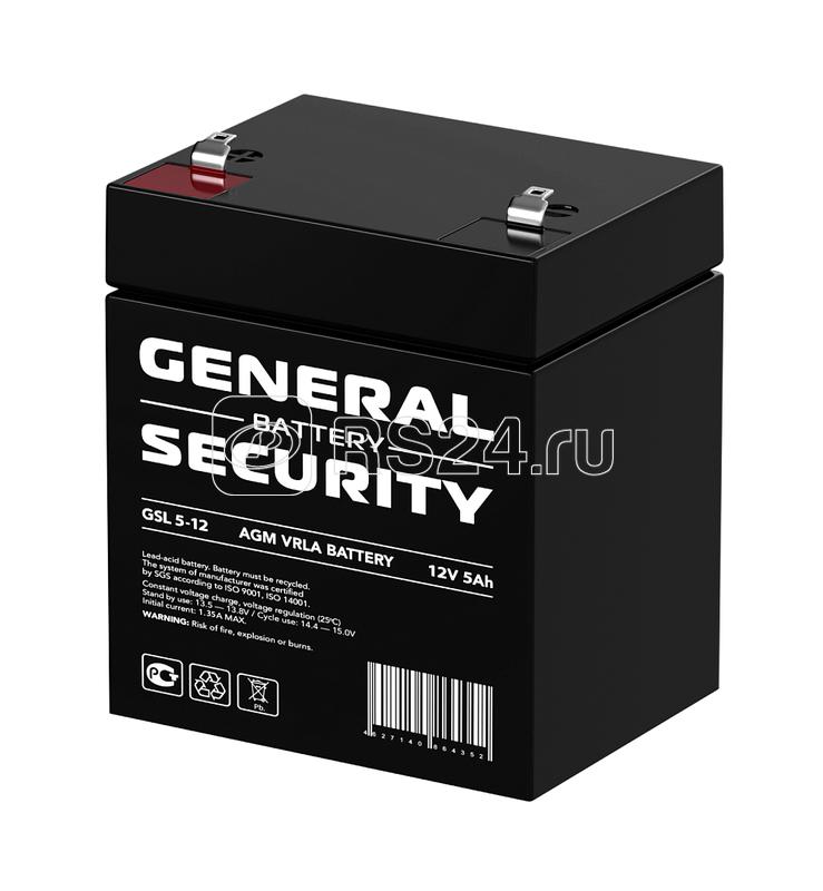 Аккумулятор 12В 5А.ч General Security GSL5-12