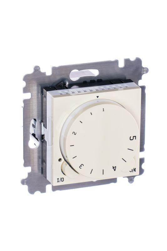 Терморегулятор Levit с поворотной ручкой 16А сл. кость/бел. ABB 2CHH920003A6017