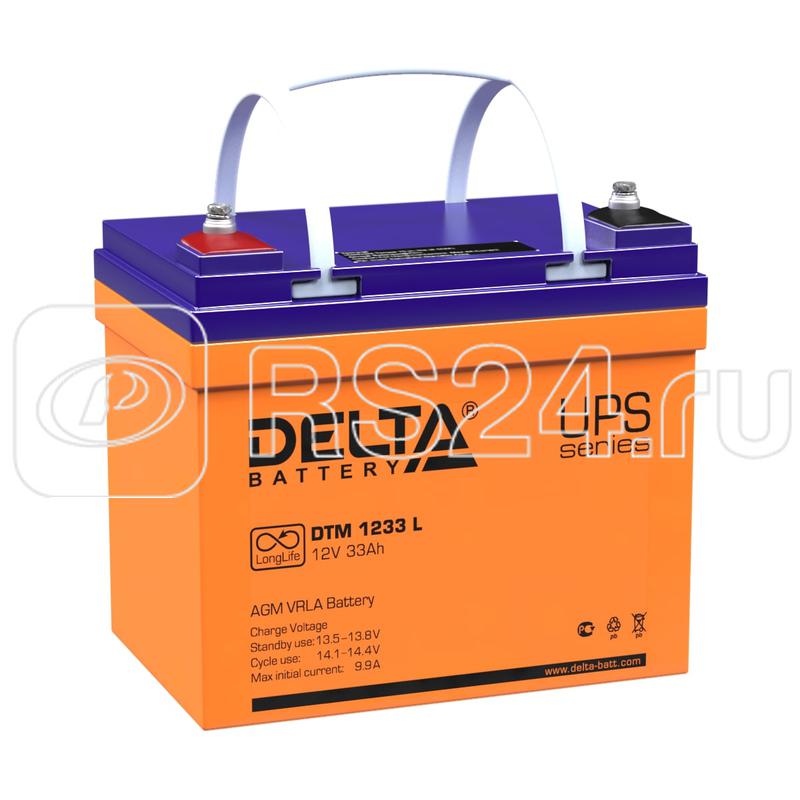 Аккумулятор UPS 12В 33А.ч DTM 1233 L Delta 4614010640007