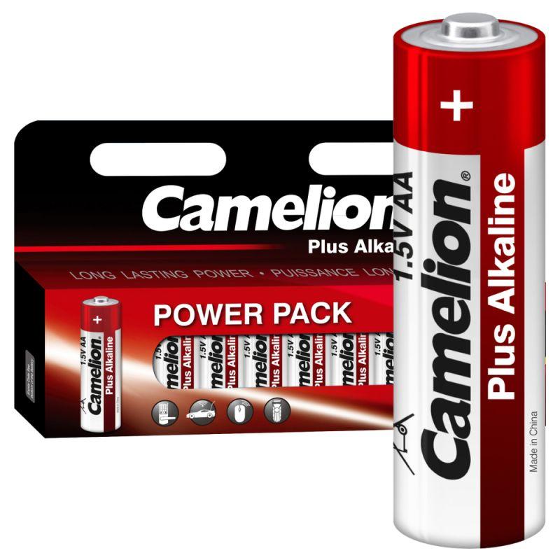 Элемент питания алкалиновый AA/LR6 1.5В Plus Alkaline BLOCK-12 LR6-HP12 (блист.12шт) Camelion 5818