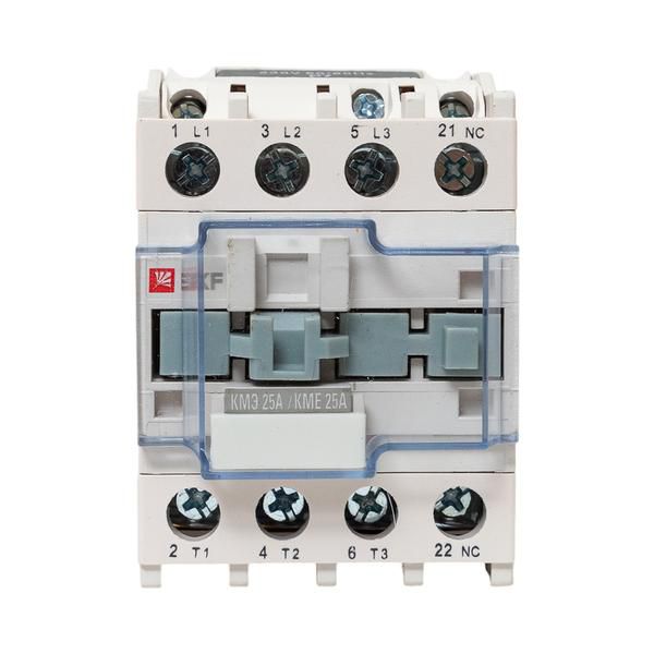 Контактор КМЭ 25А кат. 220В AC 1НЗ EKF ctr-s-25-220-nc