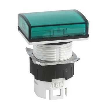 Лампа сигнальная прямоуг. зел. SchE ZB6DV3