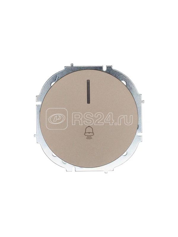 Кнопка звонка СП OSEN с подсветкой механизм титан LEZARD 743-3788-108