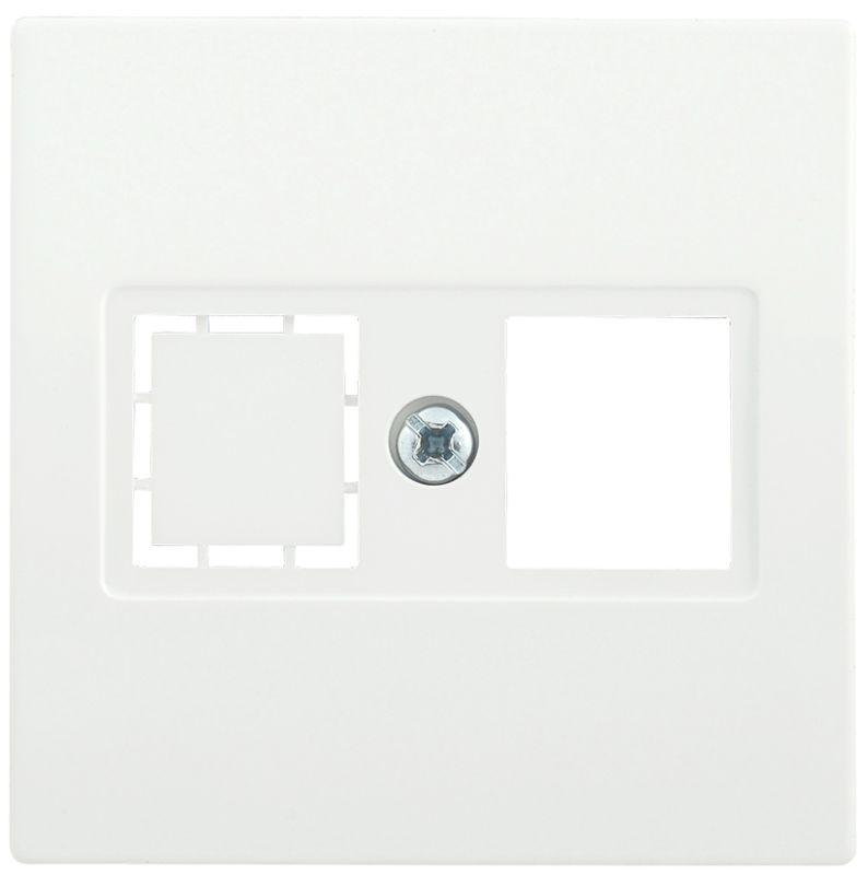 Накладка компьютерная BOLERO НК45-1-ББ RJ45 кат.5E/6 бел. IEK ENB10-K-K01