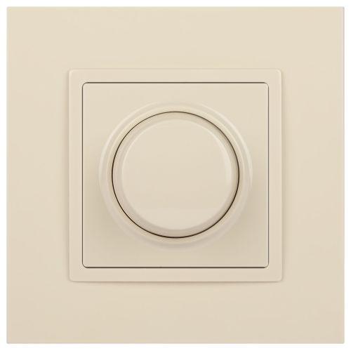 Светорегулятор поворотно-нажимной 400ВА 230В 14-4101-02 Elegance сл. кость ЭРА Б0034340