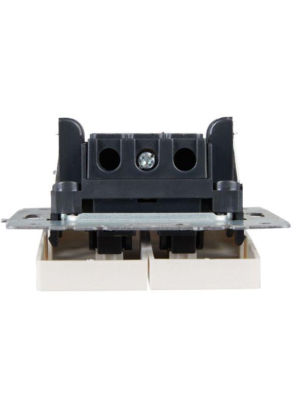 Выключатель жалюзи СП BRITE ВС10-1-5-БрЖ 10А механизм жемчуж. IEK BR-V15-0-10-K36