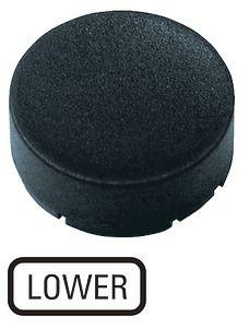 Шильдик кнопочный выступающий "НИЖНИЙ" M22-XDH-S-GB18 черн. EATON 218253