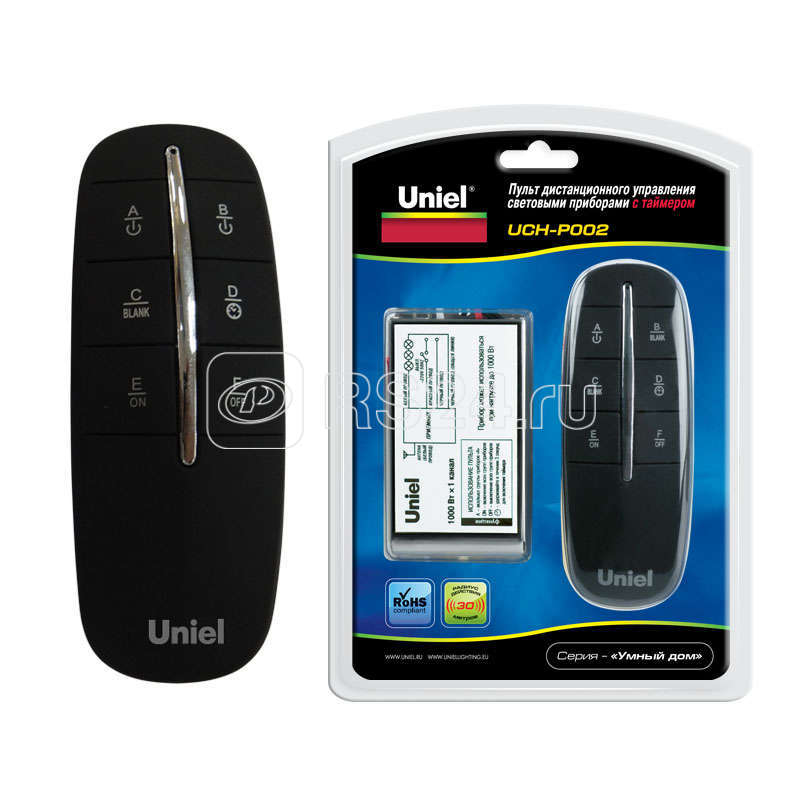 Пульт управления светом UCH-P002-G1-1000W-30M Uniel 03621