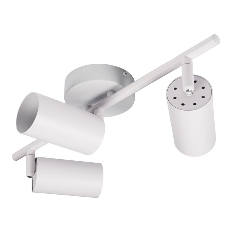 Светильник PCL-0403 3xGU10 IP20 230В WH настен./потолочн. декор. под лампу JazzWay 5066663