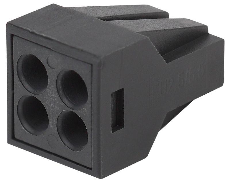 Клемма строительно-монтажная СМК 304 NO-224-57 4-проводная 0.5-2.5кв.мм с пастой (уп.4шт) Эра Б0043975