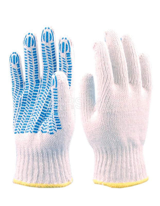 Перчатки х/б с ПВХ Люкс 62г ПРОТЕКТОР (пара) ЛЮКС-62-П