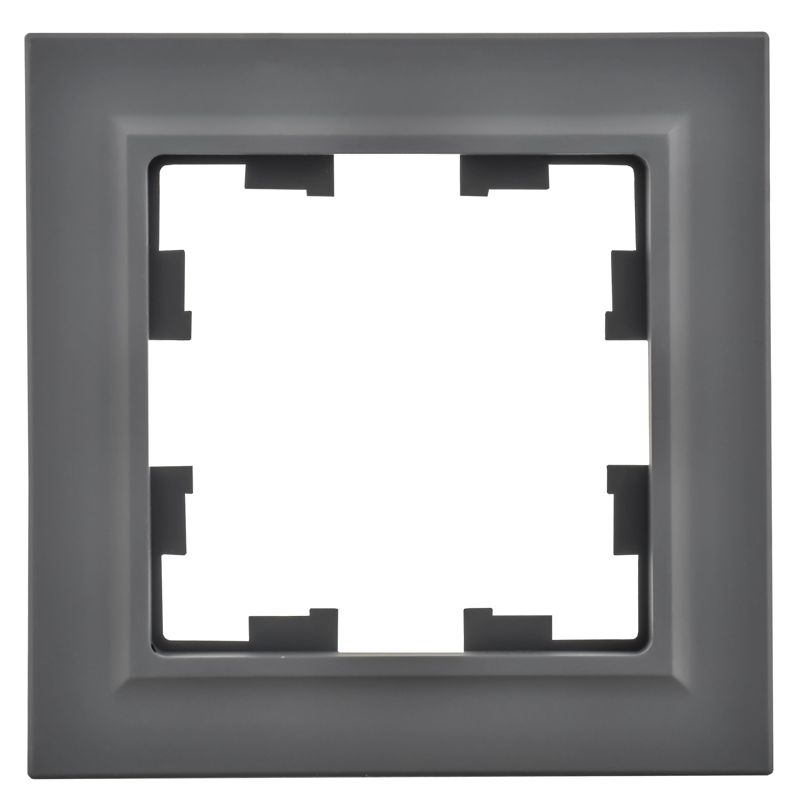 Рамка 1-м BRITE РУ-1-БрГ графит IEK BR-M12-K53