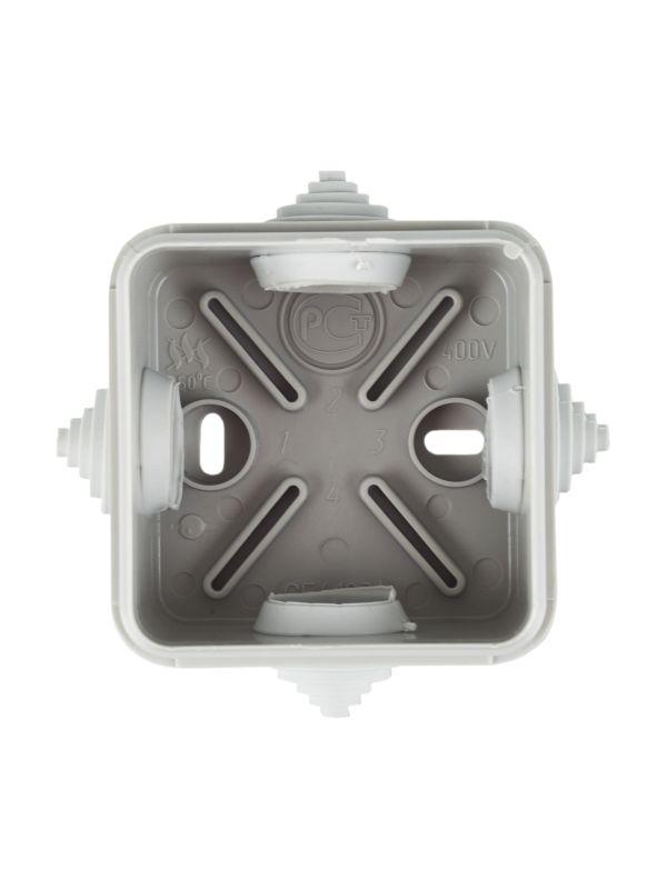 Коробка распаячная ОП 70х70х40 IP44 КМ41236 (4 гермоввода) IEK UKOZ11-070-070-040-K41-44