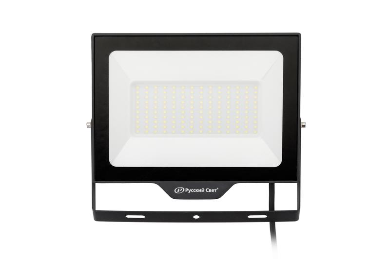 Прожектор светодиодный СДО FL 10 C 100W VW 840 BK CL 277х220х30мм 100Вт 4000К IP65 уличный черн. Русский Свет 15081023279