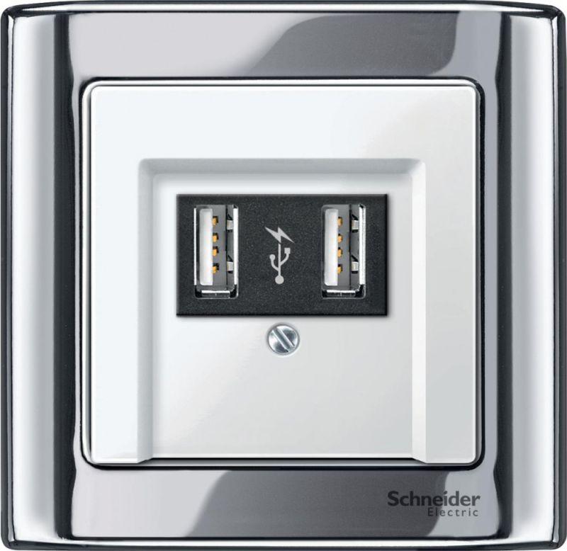 Накладка Merten для аудиорозетки бел. SchE MTN296019