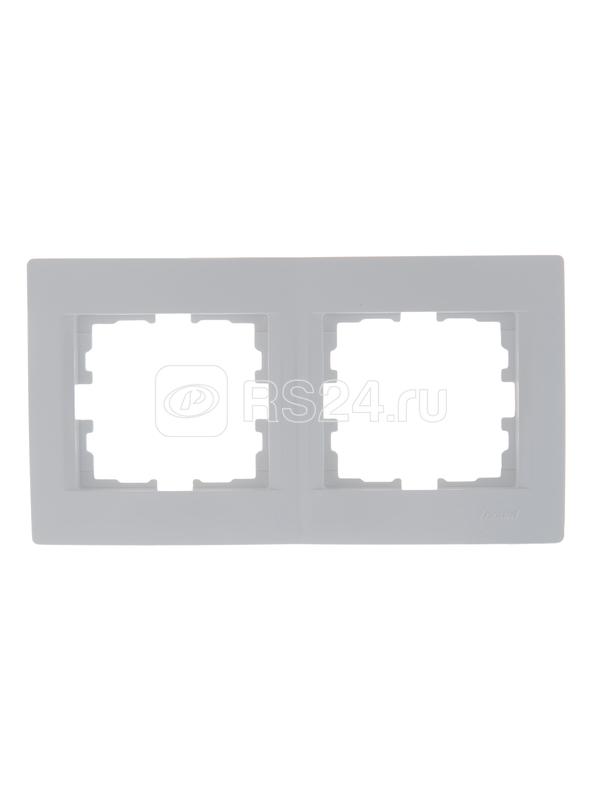 Рамка 2-м Karina горизонт. бел. LEZARD 707-0200-147