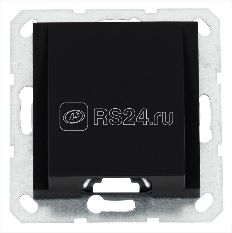 Вывод кабеля механизм черн. матов. soft touch Jasmart G8210PB