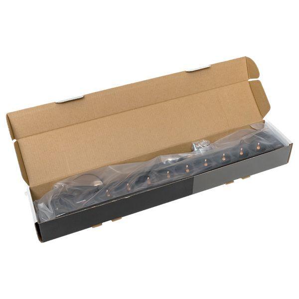 Блок PDU TERACOM PRO 19дюйм 1U 16А/250В 9 роз. Schuko шнур 2м 3х1.5кв.мм вилка Schuko корпус пластик черн. EKF TRP-HPD-PL-16A-9SH-2MSH