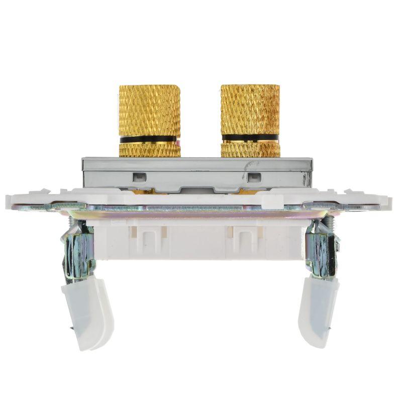 Аудиорозетка 4-м SKANDY SK-A01N никель IEK SK-S40-K50