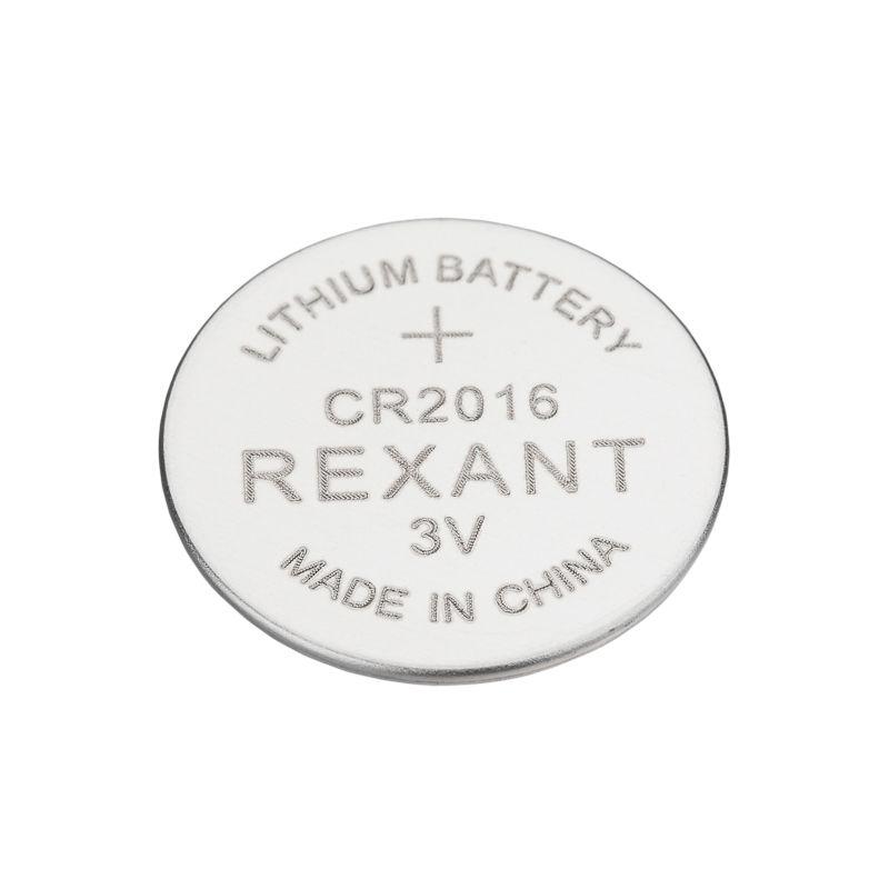 Элемент питания литиевый CR2016 3В (блист.5шт) Rexant 39-1106 Элемент питания литиевый CR2016 3В (блист.5шт) Rexant 39-1106