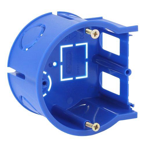 Подрозетник концевой UniPost 68х45мм для твердых стен IP30 син. Эра Б0039061