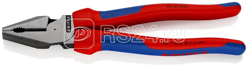 Плоскогубцы комбинированные особой мощности L-225мм черн. Knipex KN-0202225SB Плоскогубцы комбинированные особой мощности L-225мм черн. Knipex KN-0202225SB