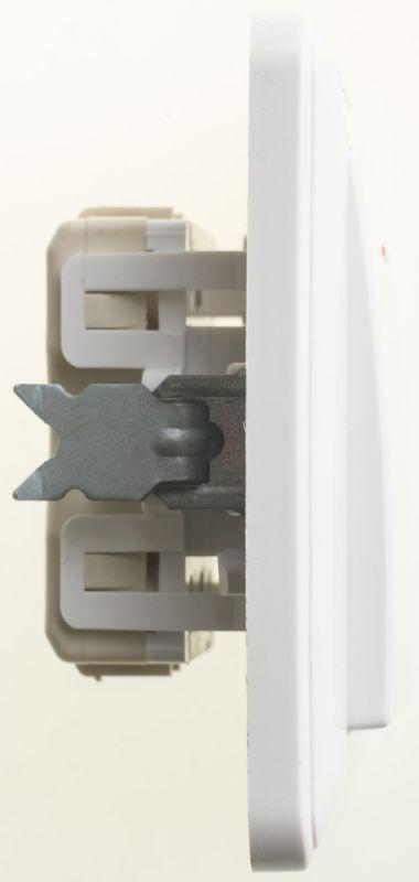 Выключатель кнопочный СП W59 с индик. бел. SchE VS116-151-18