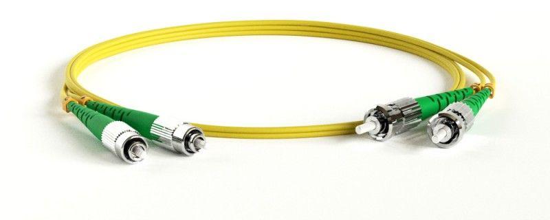 Патч-корд FC-D2-9-FC/AR-ST/AR-H-5M-LSZH-YL волоконно-оптический (шнур) SM 9/125 (OS2) ST/APC-FC/APC 2мм duplex LSZH 5м Hyperline 238583