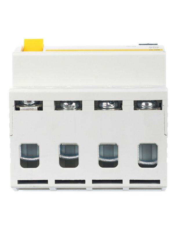 Выключатель дифференциального тока (УЗО) 4п 40А 100мА тип AC ВД1-63 KARAT IEK MDV10-4-040-100