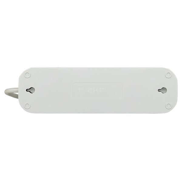 Удлинитель 4х2м без заземл. 10А IP20 Эксперт 2.2кВт ПВС 2х0.75 PROxima EKF UBA10-275-4-02