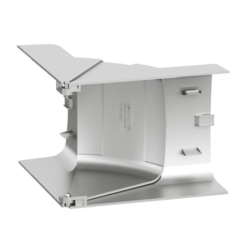 Угол для кабель-канала внутренний изменяемый 70-120град. 90х50 с разделит. сер. метал. DKC 09551G