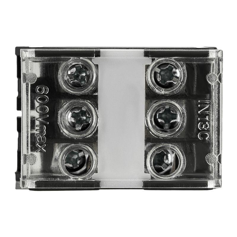 Блок зажимов клеммный БЗД 3п 2.5кв.мм 20А на DIN-рейку Rexant 11-2167