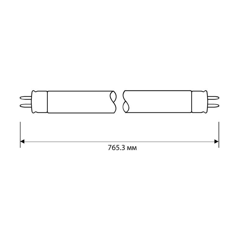 Лампа люминесцентная FT4-30W/54 30Вт T4 6500К G5 Camelion 6624