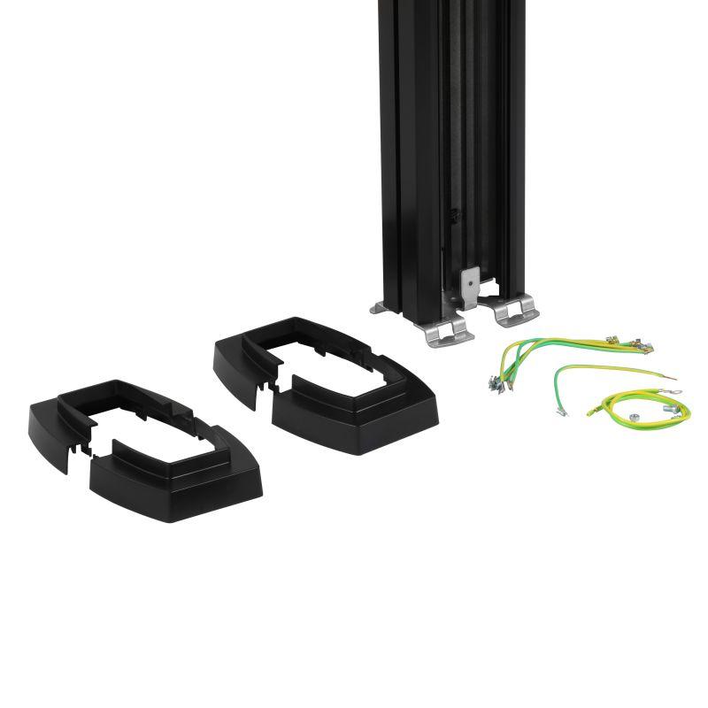 Колонна универсальная 1 секция 2.77м с возможн. увелич. выс. до 4.05м с алюм. крышкой алюм. черн. Leg 653112