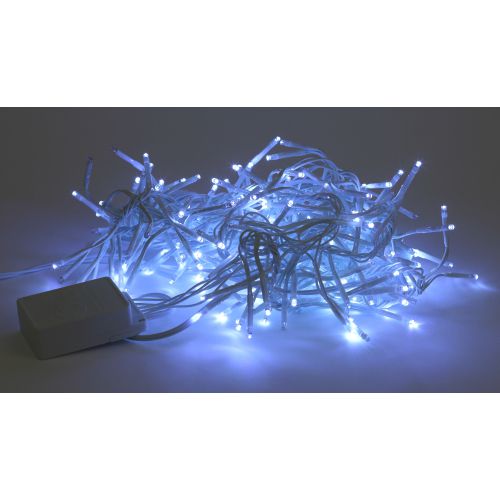 Гирлянда светодиодная "Мишура 3м 200LED 220В IP20 бел. провод хол. свет ЭРА Б0047971