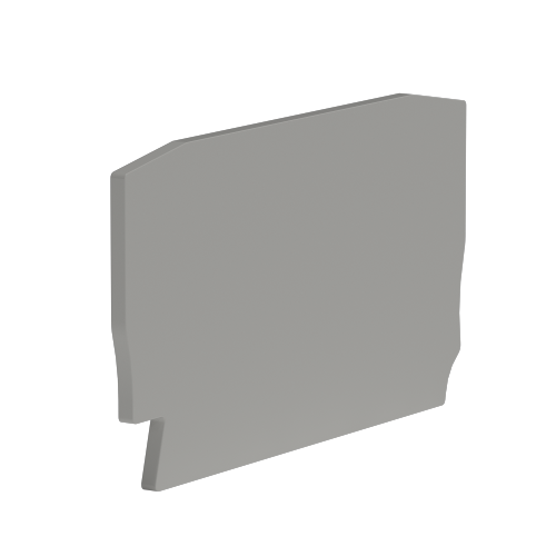 Крышка для клеммы 2 точки подключения на 4 кв.мм DKC ZEFC401GR Крышка для клеммы 2 точки подключения на 4 кв.мм DKC ZEFC401GR