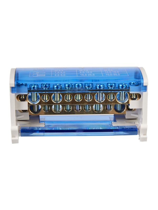 Шина на DIN-рейку (кросс-модуль) ШНК 2х11 L+PEN IEK YND10-2-11-050