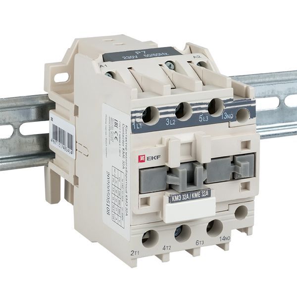 Контактор КМЭ 32А кат. 220В AC 1НО EKF ctr-s-32-220
