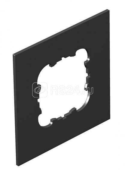 Крышка для напол. бокса Telitank на 1 устройство EKR полиамид T8NL P1 9011 черн. OBO 7408444