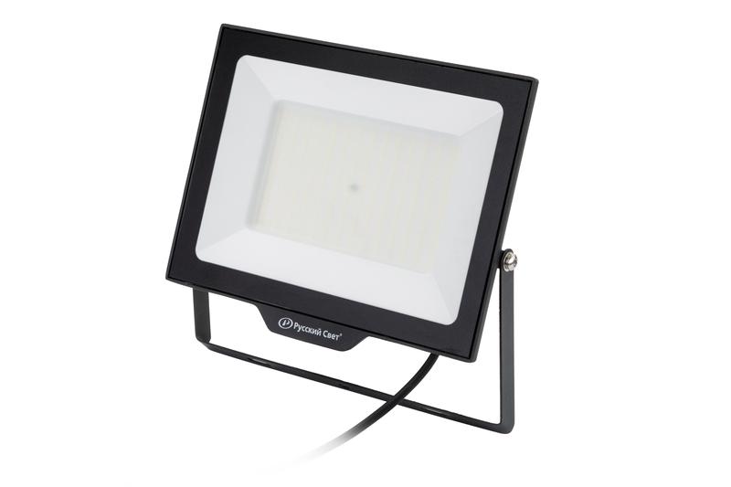 Прожектор светодиодный СДО FL 10 C 150W VW 840 BK CL 327х260х31.5мм 150Вт 4000К IP65 уличный черн. Русский Свет 15081023280