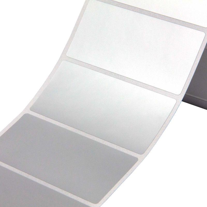 Этикетка 58х40 в рулонеусиленный адгезив химстойкий полиэстер металлик матов. DKC TAP5840MR