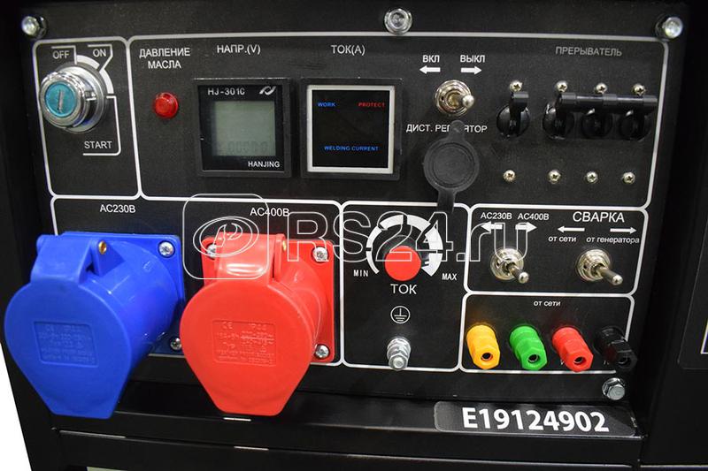 Генератор/электростанция/бензогенератор инверторный сварочный TSS GGW 6.0/250ED-R3 ТСС 026495