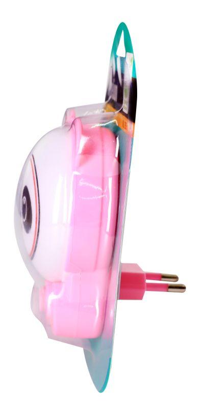 Светильник светодиодный NL-253 "Панда с бантиком " LED ночник с выкл. смена цветности свечения 220В Camelion 15006