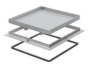 Рамка кассетная усиленная 383х383х40мм сталь RK SL2 V3 40 OBO 7405968