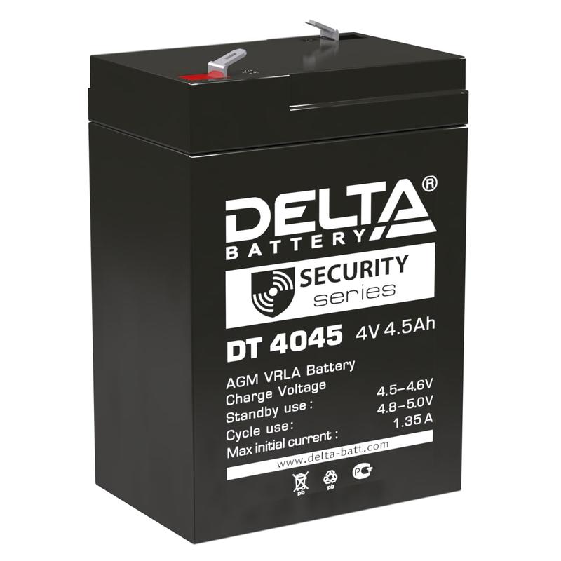 Аккумулятор ОПС 4В 4.5А.ч для прожекторов DT 4045 Delta 4614010040021