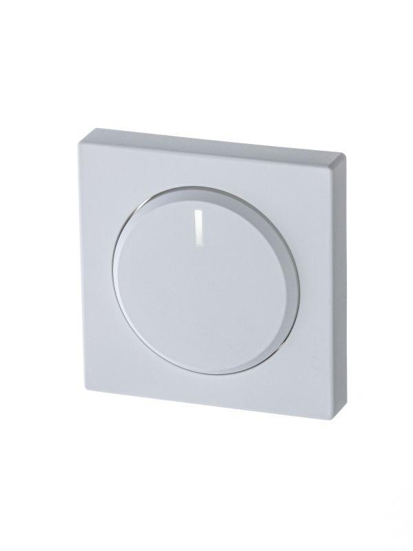 Плата центральная (накладка) с ручкой и лампой для поворотного светорег. solo/future бел. бархат ABB 2CKA006599A2961