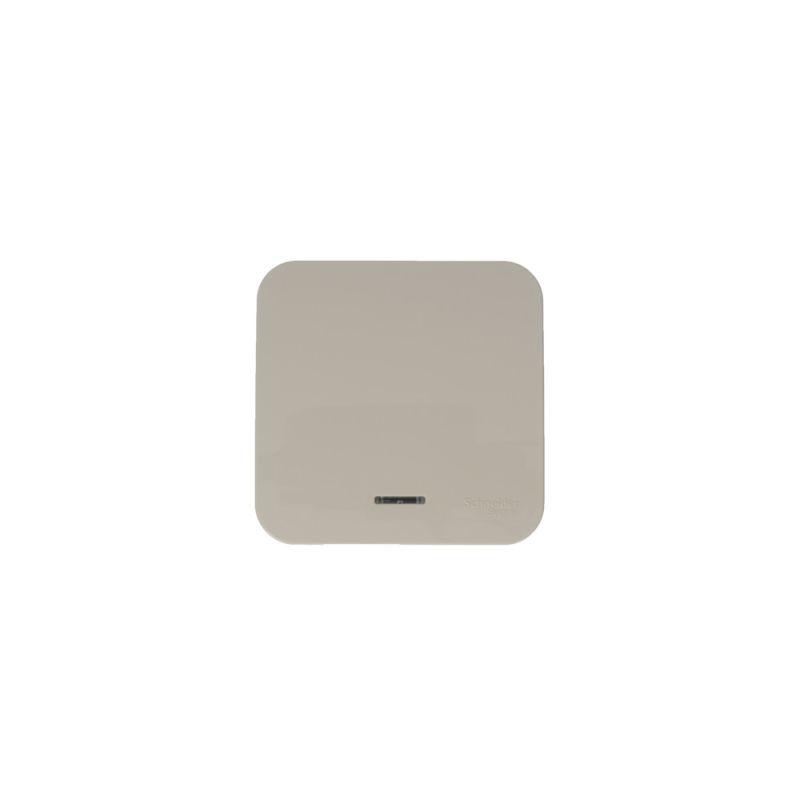 Выключатель 1-кл. ОП Blanca 10А IP20 (сх. 1) 250В с подсветкой с изолир. пластиной беж. SE BLNVA101117