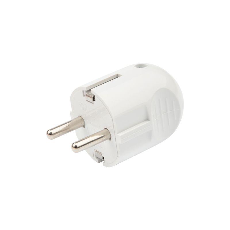 Вилка прямая 16А с заземл. бел. PROCONNECT 11-8531