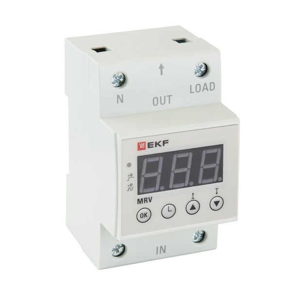 Реле напряжения с дисплеем MRV 63А PROxima EKF MRV-63A